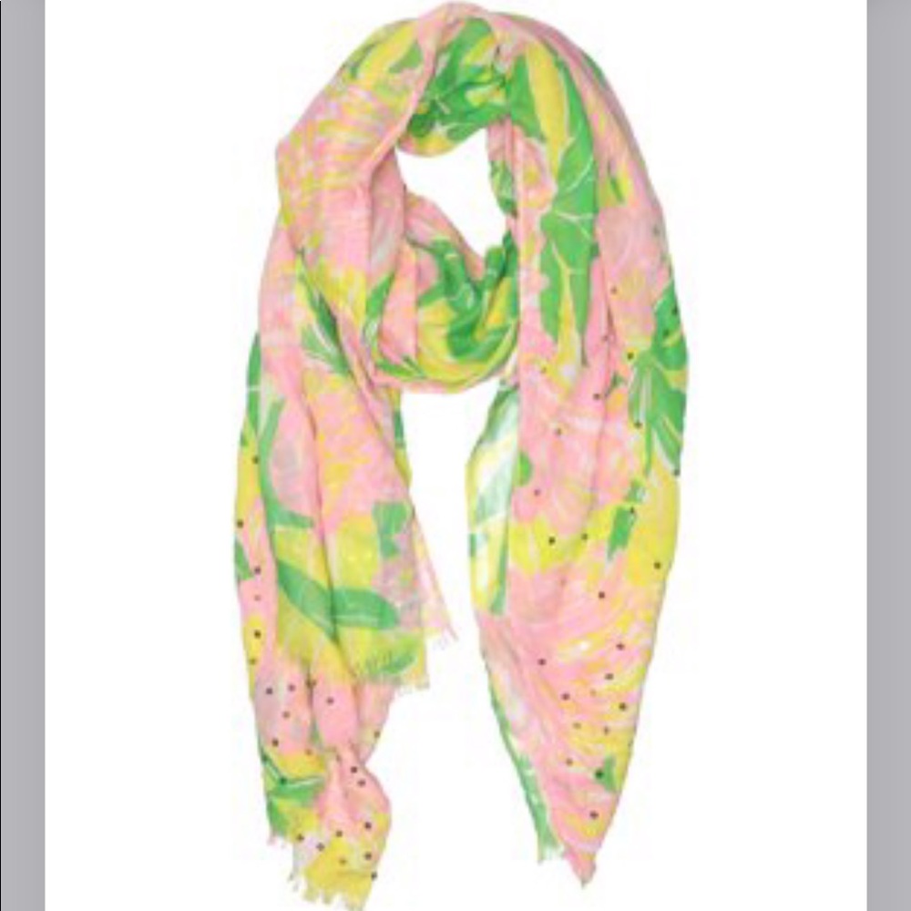 NWT Lilly Pulitzer for Target Fan Dance Scarf OS